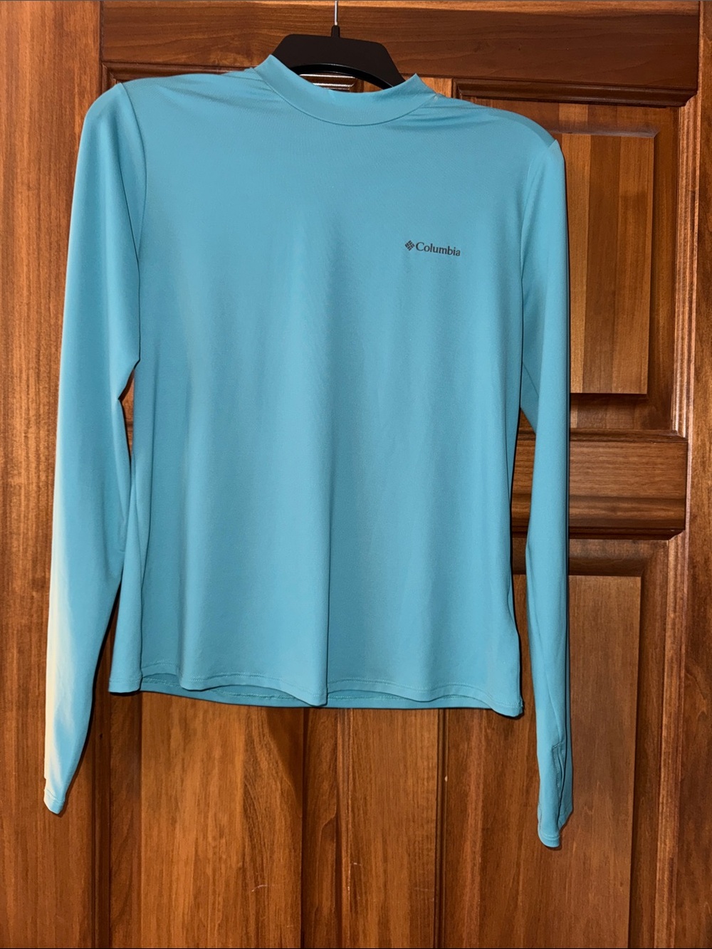 Columbia Women’s Long Sleeve Sun Shirt - Aqua Blue